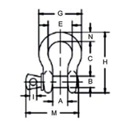 D Shackle Bolt Type Anchor Image