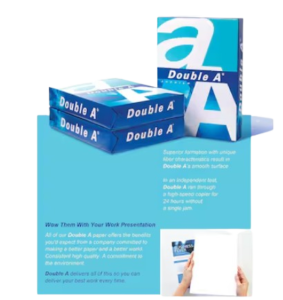 Double A Premium A4 Printing Paper White 80GSM 500 PCS x5 Image