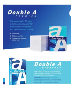 Double A Premium A4 Printing Paper White 80GSM 500 PCS x5 Image